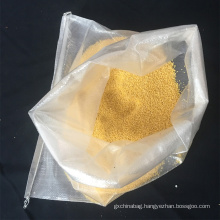 new virgin polypropylene material 100% recyclable transparent PP woven bag for rice packing